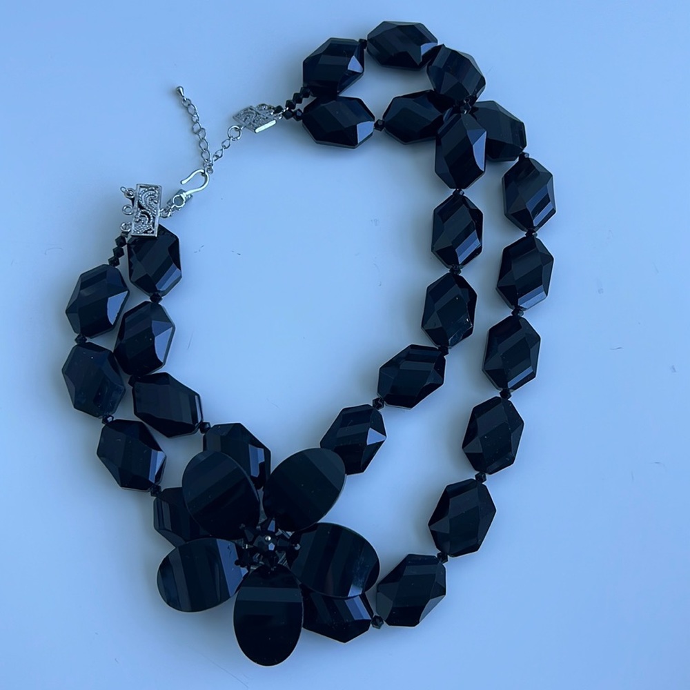 Charisse New York Black Statement Necklace